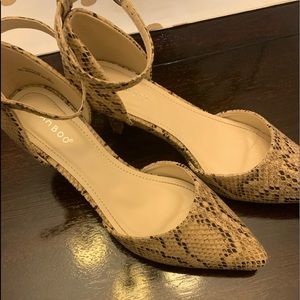 Bamboo brand heels